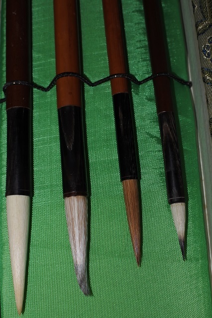  calligraphy China writing brush set 4 pcs set 