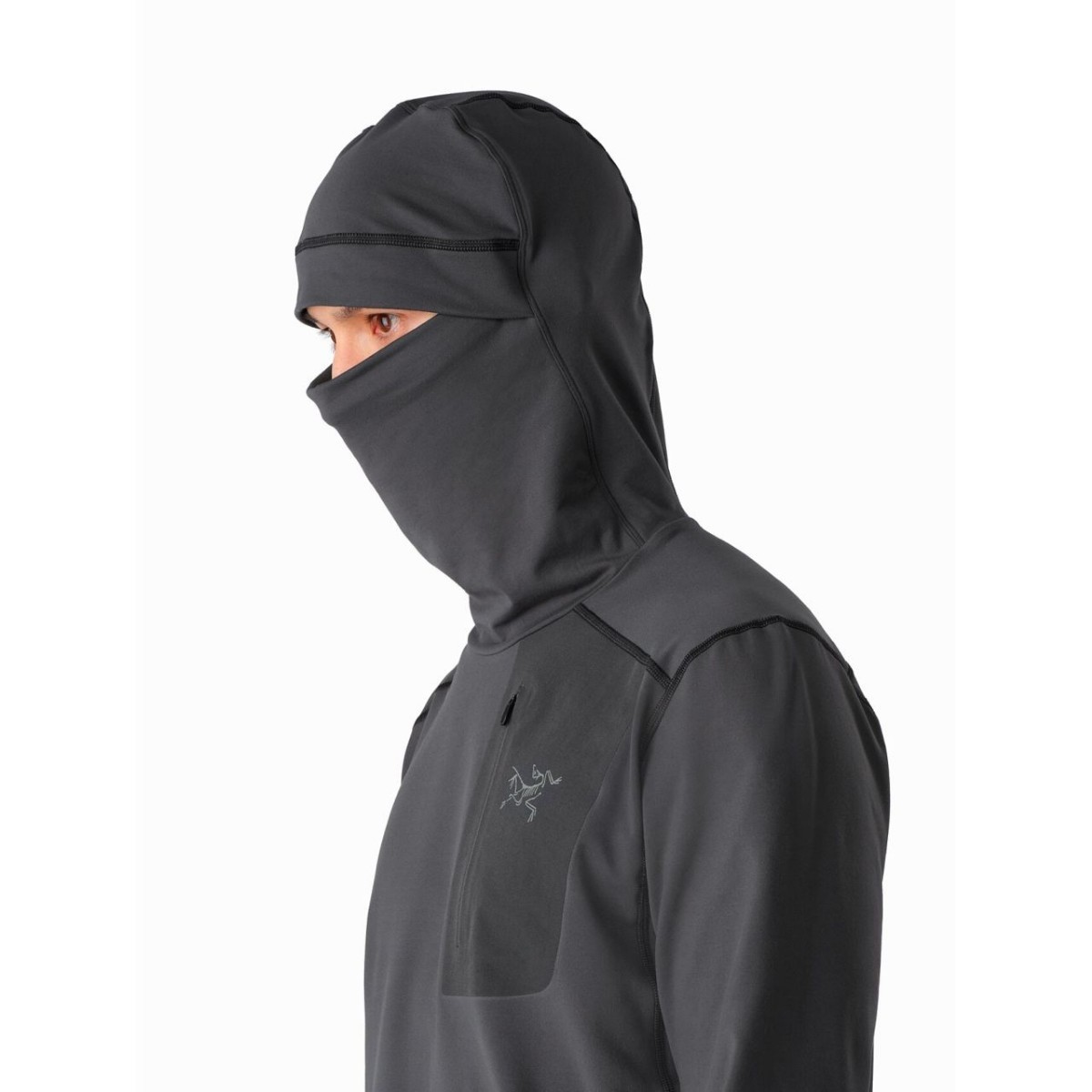 バラクラバ フーディー フーディ ロー HOODY LT Arc'teryx RHO インナー r1 burton patagonia ak smith / 輸入品 S Sサイズ以下 - fishtowndistrict.com