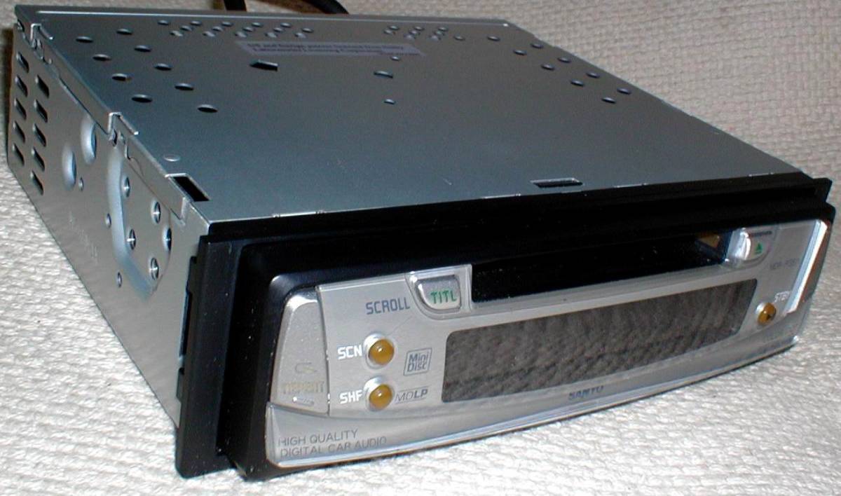 SANYO 99000-79H95-002 SANYO MDR-P3511V Mini Disc Player Junk！ サンヨー MDLP対応 MDプレーヤー 送料520円_画像4