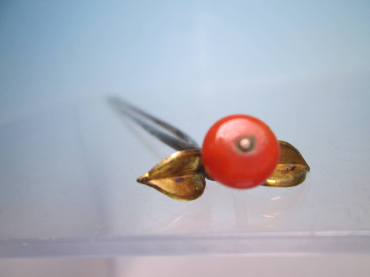 [. month ] antique *book@.. sphere decoration silver . gold persimmon. ornamental hairpin tree box attaching 