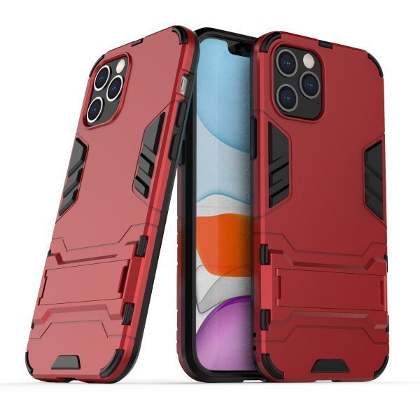 在庫処分 赤 送料無料 iPhone12 Pro Max ケース 衝撃吸収 レッド カバー アイフォーン トゥエルブ プロ マックス 保護 画面割れにくい_画像1