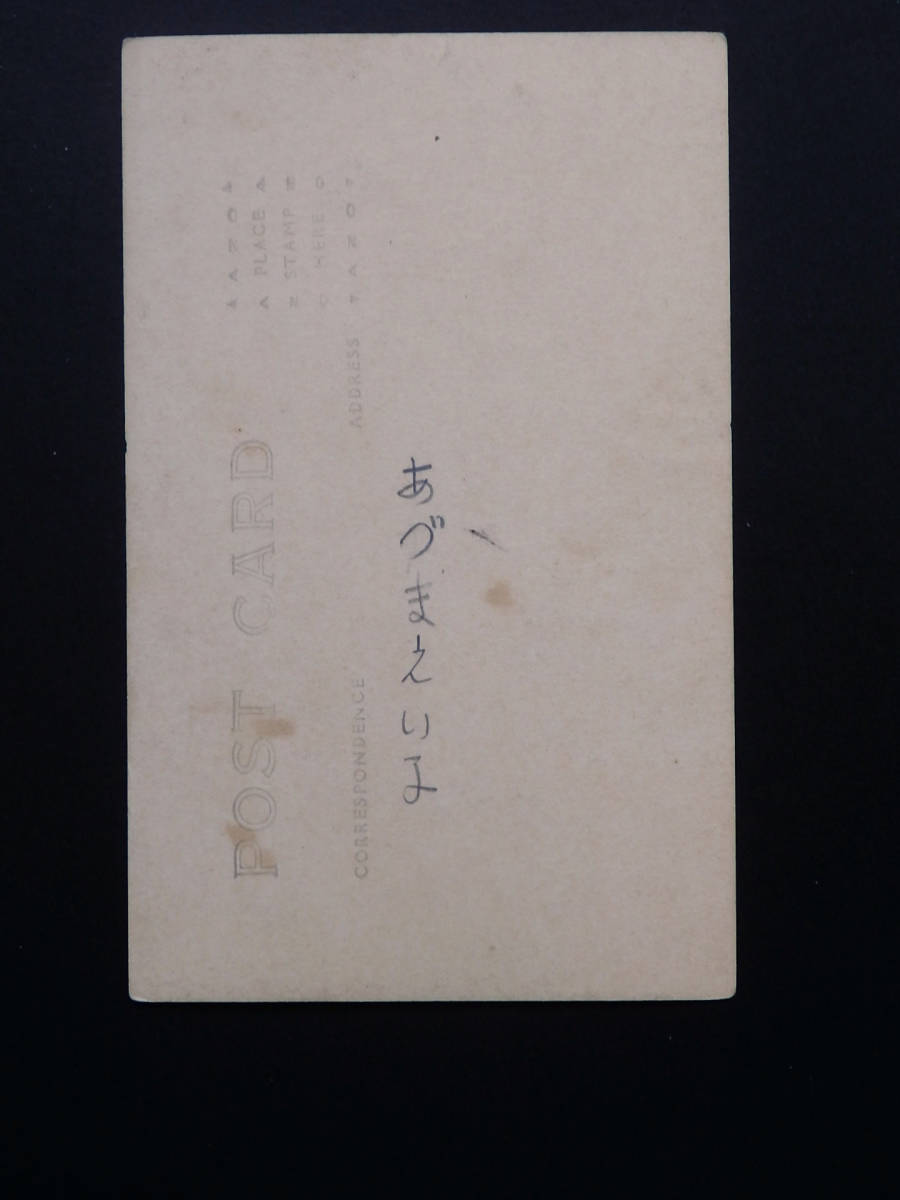 絵葉書　絵はがき　古写真　戦前　美人　明治　大正　1-364　検）芸妓　芸者　舞妓　花魁　遊女　女優　ブロマイド_画像2