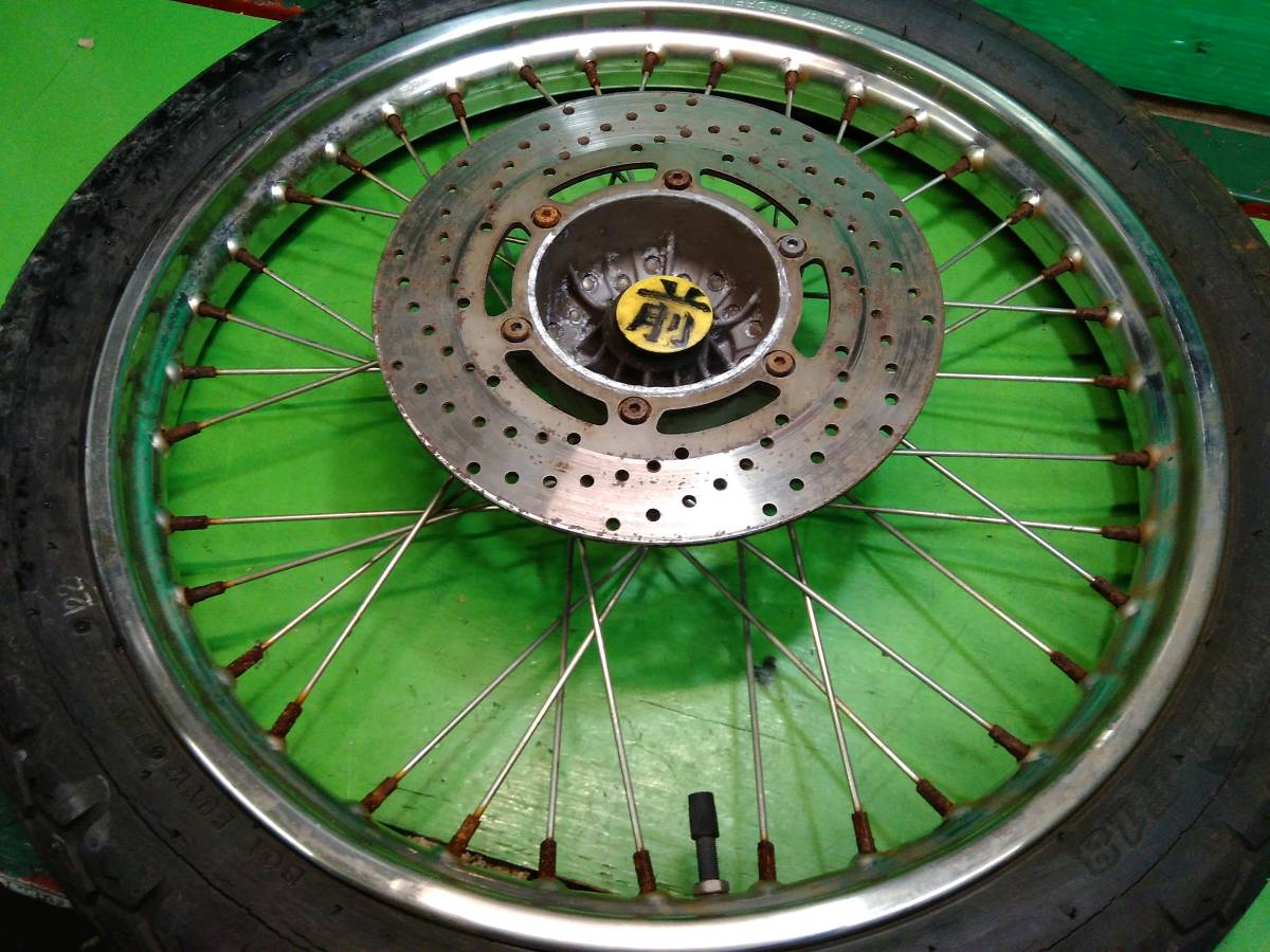  Aprilia Classic 50 aprilia classic 50 original front wheel & tire front wheel disk rotor attaching 