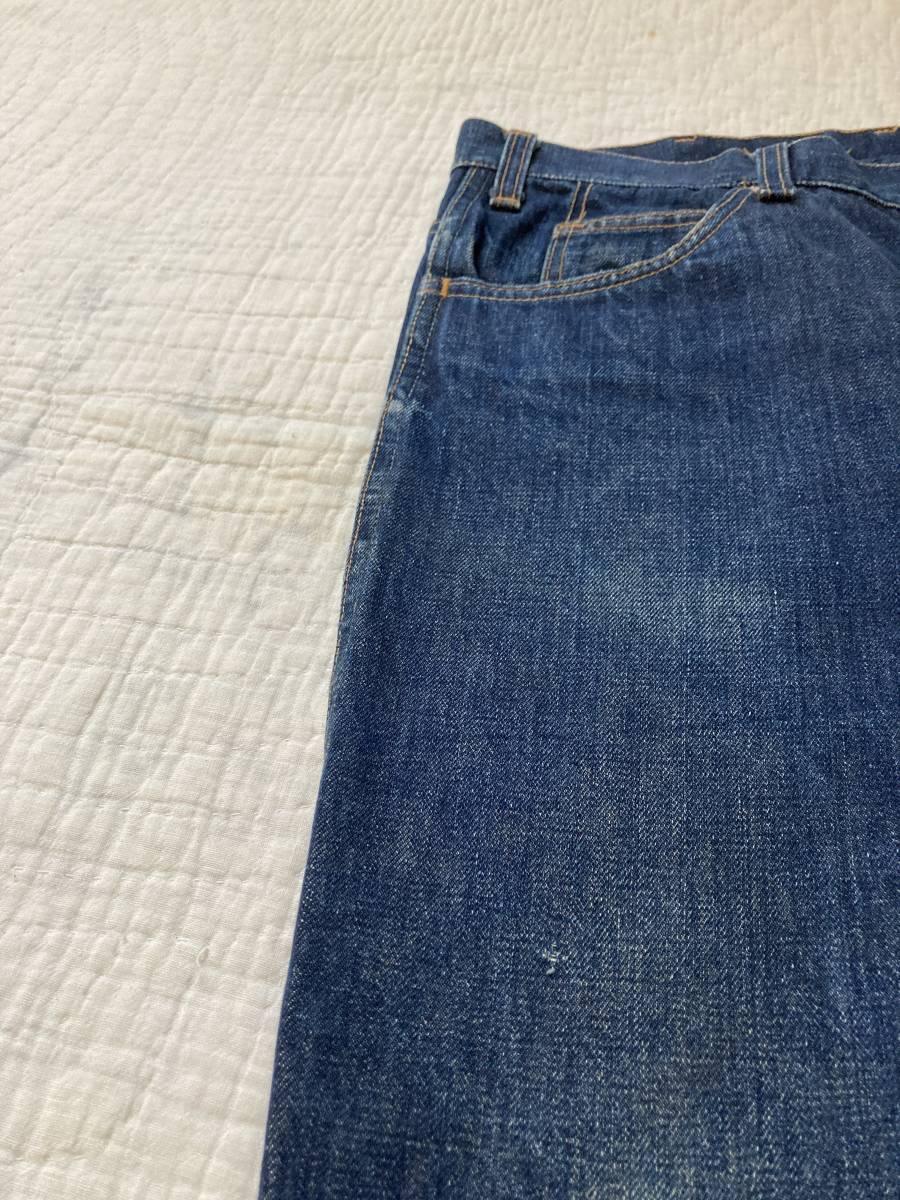 希少　リーバイス606BIGE デニムパンツ　オレンジタブ　42TALON ZIP　ヴィンテージデニム　vintage Levi's_画像7