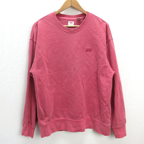 Z ■ Levi's/Levi's Relaxfd Trainer Sweat [M] Red/Mens/32 [Используется]