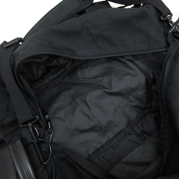 k# Jack Wolfskin /Jack Wolfskin большой Boston сумка на плечо / путешествие */ чёрный /BAG/ двоякое применение #86 [ б/у ]