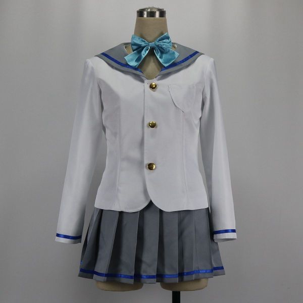 グランド牧場 セレクトセール 実物撮影 cos9898高品質 ホヅミ先生と茉莉くんと コスプレ衣装 白花茉莉 制服 女子高生 コスプレ衣装