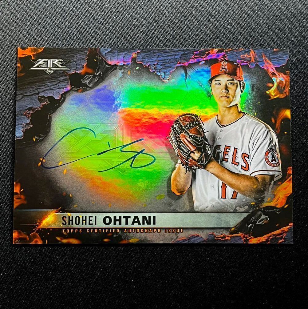 2022 Topps Fire 大谷翔平 直筆サインカード 直書き エンゼルス WBC日本代表 2022 Topps Fire 大谷翔平 直筆サインカード 直書き エンゼルス WBC日本代表