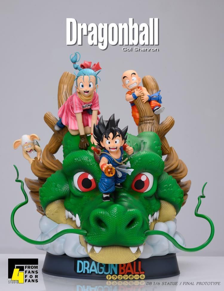送料無料】ドラゴンボール 孫悟空&ブルマ&クリリン 塗装済み完成品
