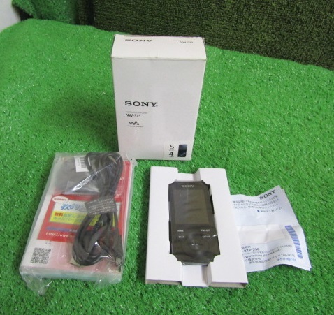 B97 A★未使用、保管品・SONY/WALKMAN ウォークマン NW-S13/BM 保証付・店頭手渡しOK ★2203の画像1