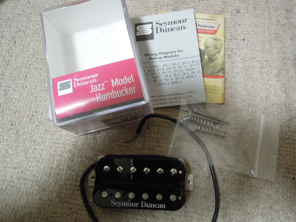 セイモアダンカン P.U 79年製!USA【超レア!ヴィンテージ】Schecter 半ジャンク ハムバッカーピックアップ SH-2N 中古美品 ギターピックアップ シェクターUSA 送料無料