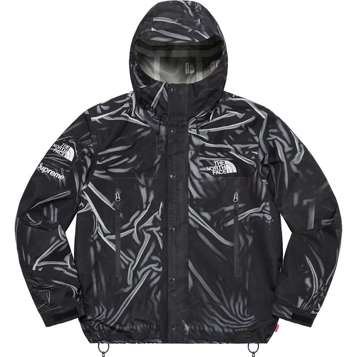 Supreme × The North Face 23FW Week4 Trompe L’oeil Printed Taped Seam Shell Jacket Black Medium オンライン購入 国内正規 黒Mサイズ