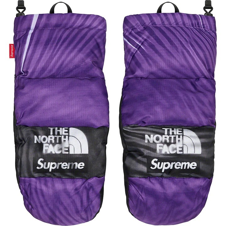 Supreme × The North Face 23FW Week4 Trompe L’oeil Printed Montana Mitt Purple Small オンライン購入 国内正規 新品 手袋 紫 Sサイズ
