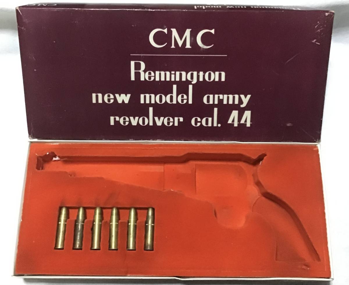 当時物 CMC Remington new model army revolver cal.44 A0294 モデルガン 空箱 レミントン ニューアーミー リボルバーの画像1