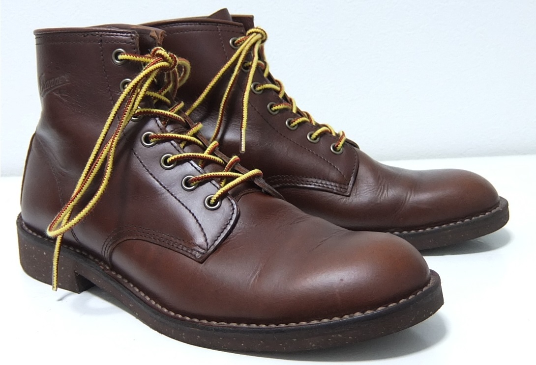 人気定番の 6 WORK D212106 Danner INCH ダナー レザーブーツ ８1/2 茶 TOP 8.5インチ