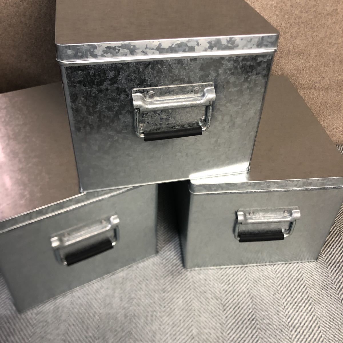 MUJI 無印良品 旧仕様 トタンボックス・フタ式・大(高さ21cm) 3 MUJI 無印良品 旧仕様 トタンボックス・フタ式・大(高さ21cm) 3