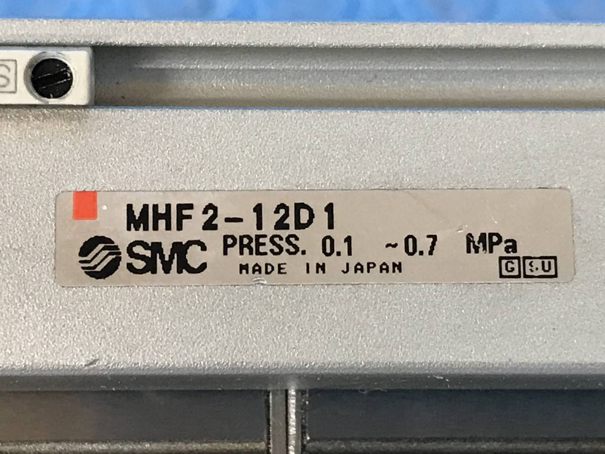 [CK15681] SMC MHF2-12D1 PRESS. 0.1~0.7MPa 薄形エアチャック 動作保証_画像6