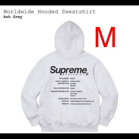 ヤフオク! - 【新品】Mサイズ Supreme Worldwide Hooded Swea