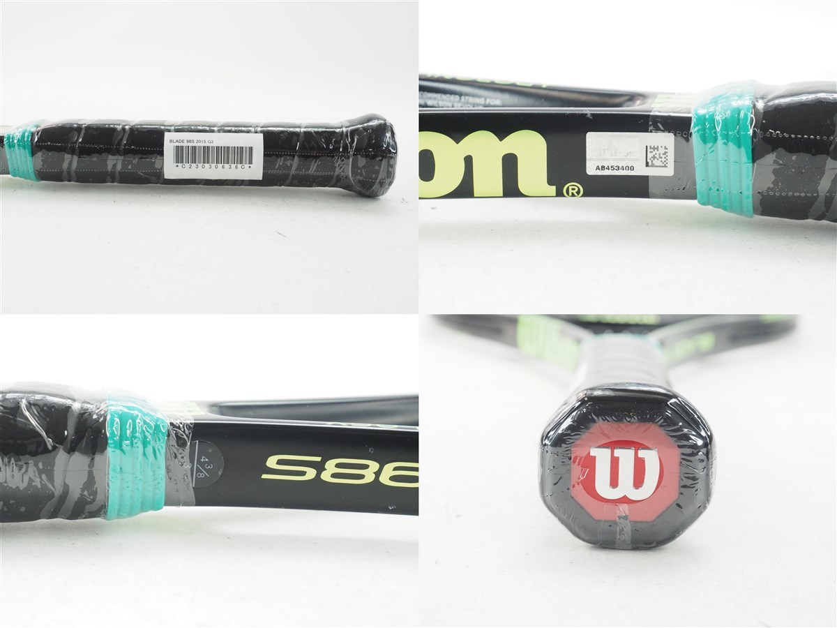 中古 テニスラケット ウィルソン ブレード 98エス 2015年モデル (G3)WILSON BLADE 98S 2015 - 2