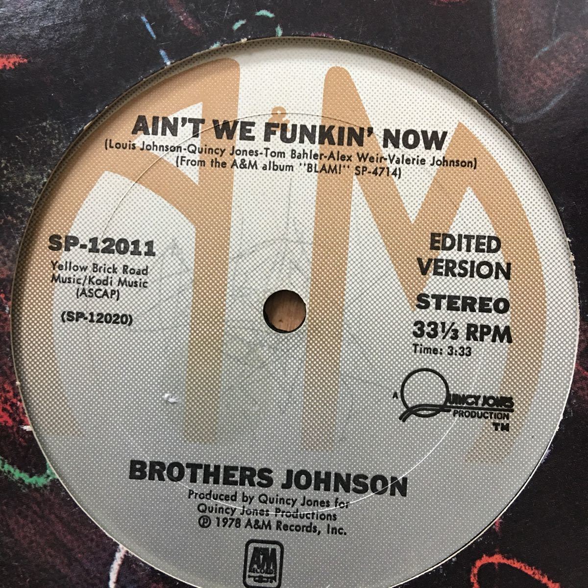 12’ Brothers Johnson-Ain’t We Funkin’ Nowの画像3