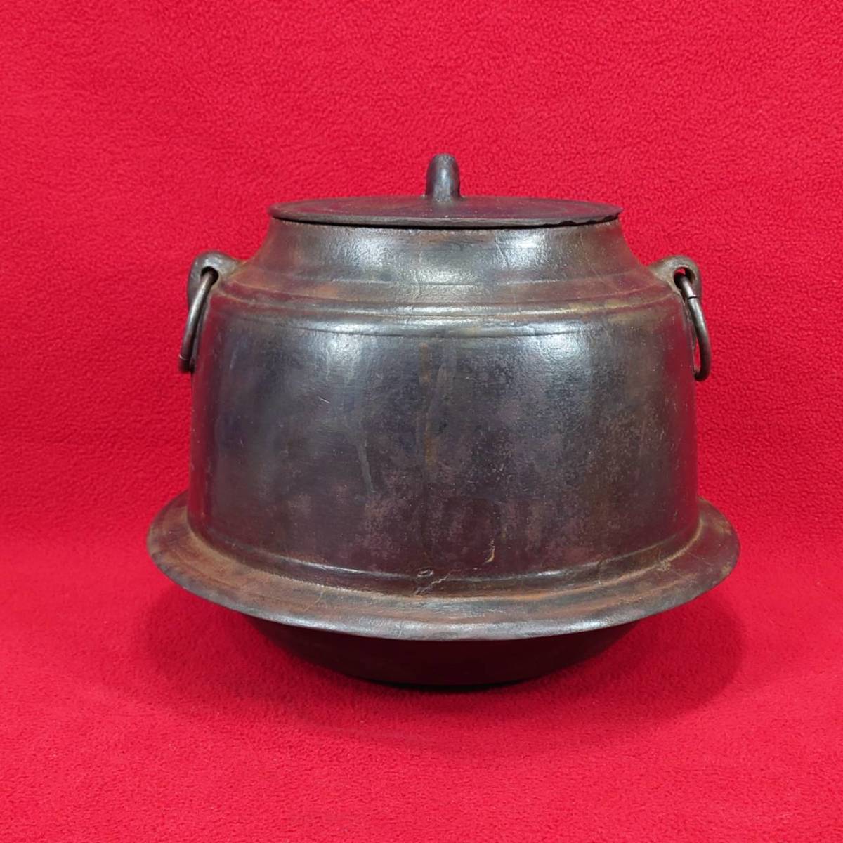 鉄釜湯釜風炉鉄瓶茶道具骨董品レトロ工芸品アンティーク在銘美術品骨董
