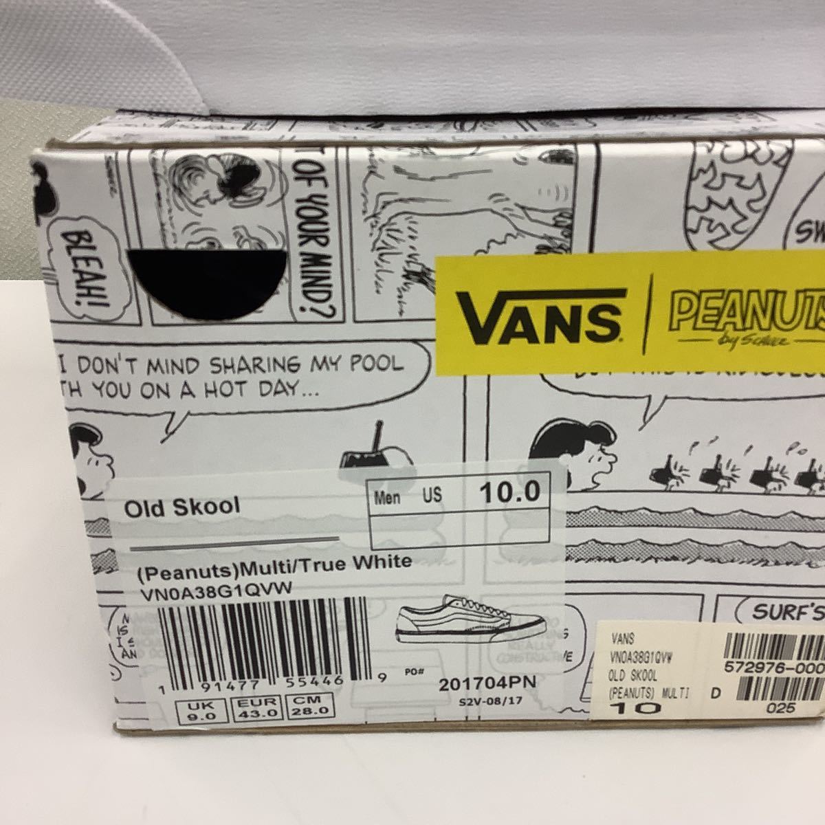 未使用限定28センチ　バンズ　スニーカー　オールドスクール　ピーナッツ　スヌーピーモデル　vans_画像2