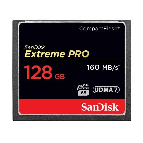 送料無料 SanDisk コンパクトフラッシュカード 128GB 最大160MB/s SDCFXPS-128G-X46