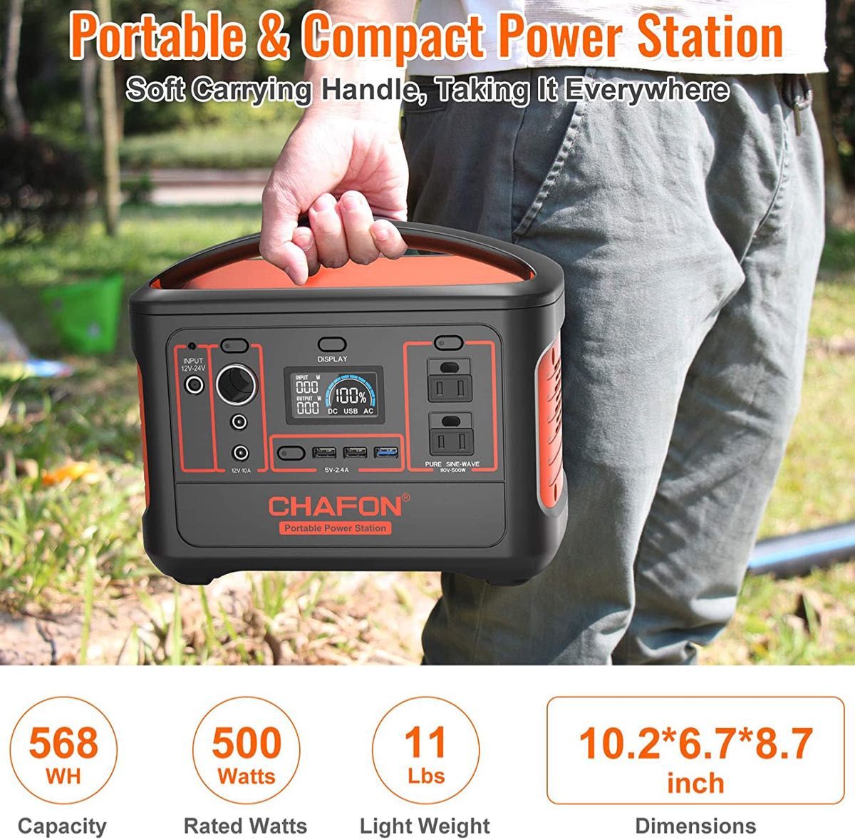 最安出品」ポータブル電源 大容量 500W/568Wh 台数限定 | noonanwaste.com