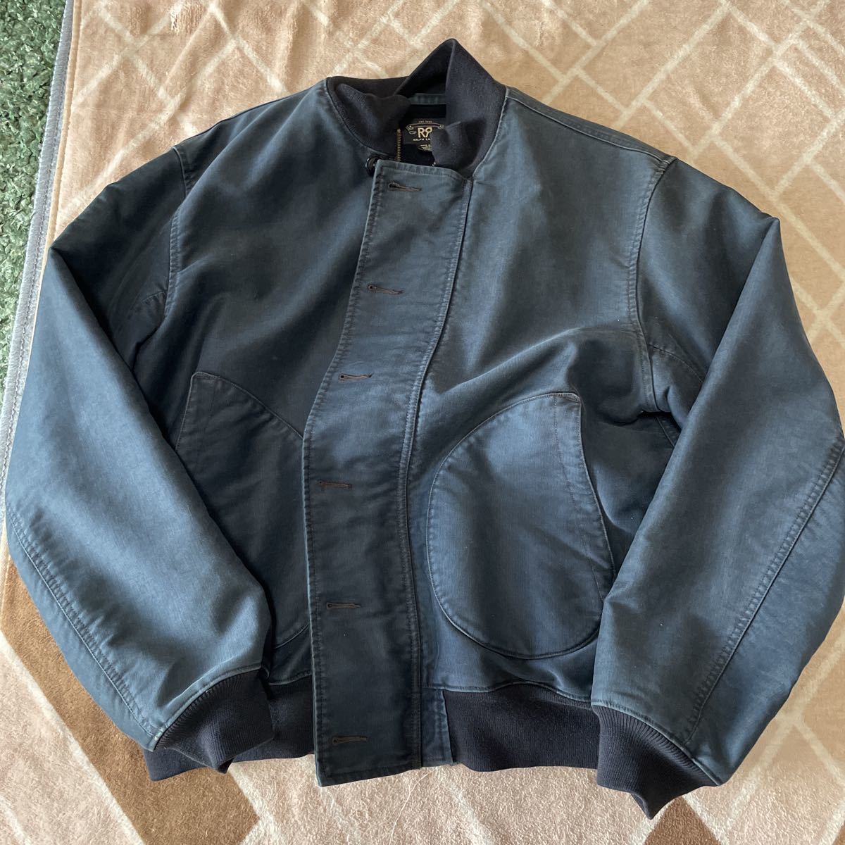 RRL N-1 デッキジャケット　サイズXL フライトジャケット US NAVY ralph lauren ダブルアールエル　ラルフローレン　古着　レア！_画像1