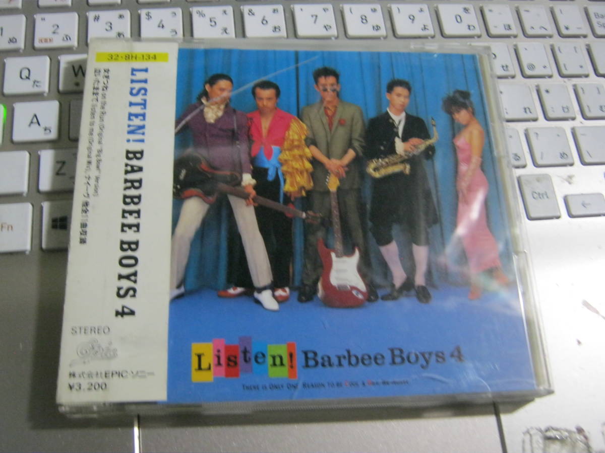 BARBEE BOYS バービーワボーイズ / 4 : LISTEN! レア 帯付CD いまみちともたか 杏子 KONTA エンリケ マンブル・マーフィー_画像1