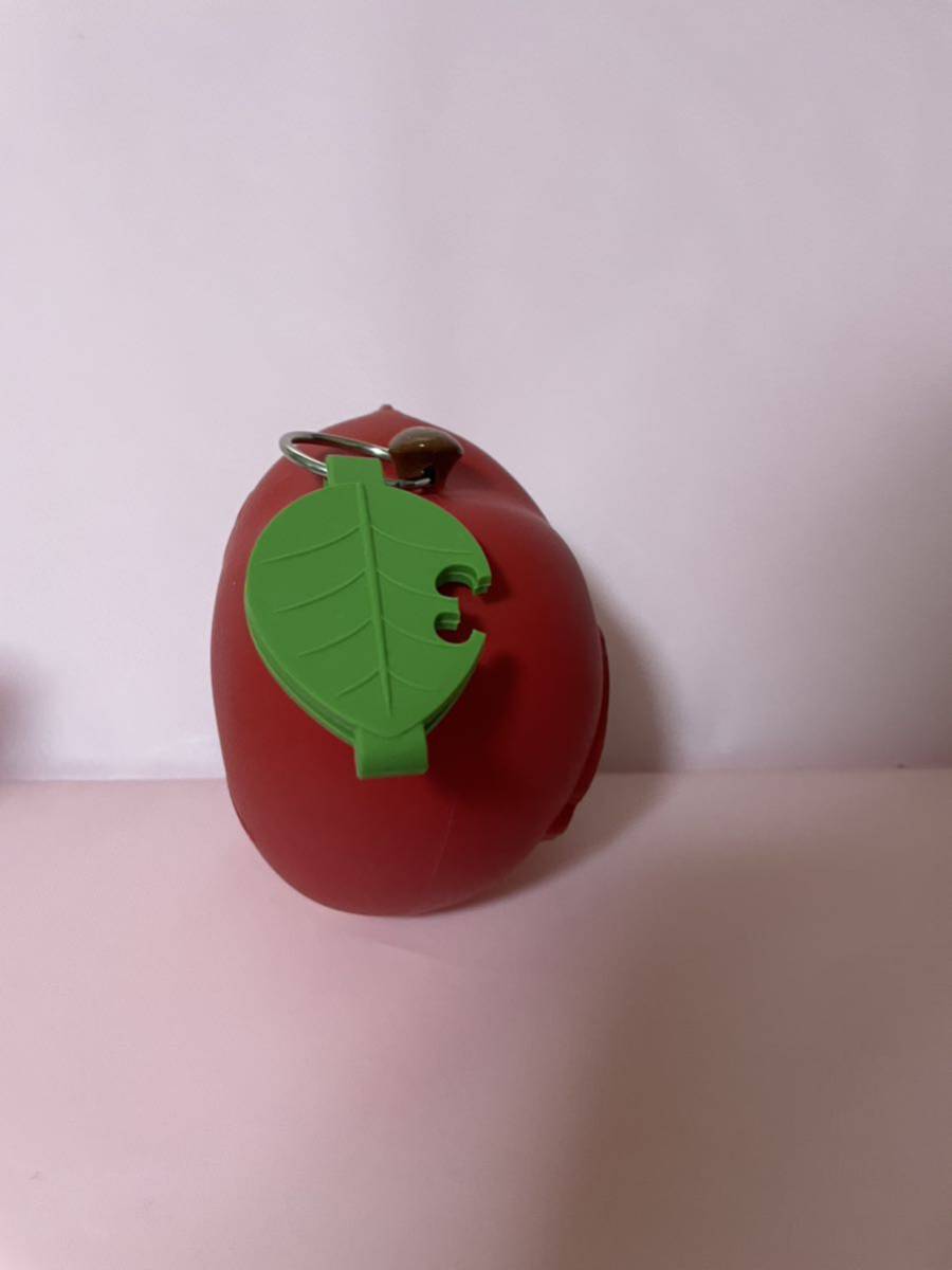 リンゴのシリコンポーチ　チップ&デール　林檎ポーチアップル　キャンディーなし　ディズニーランド　TDL・TDR_画像3