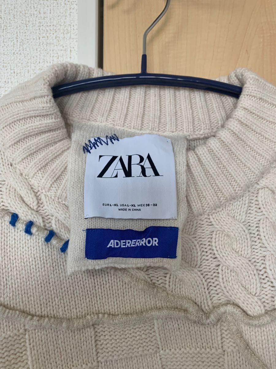 ZARA×ADERERRER パッチワークオーバーサイズニット