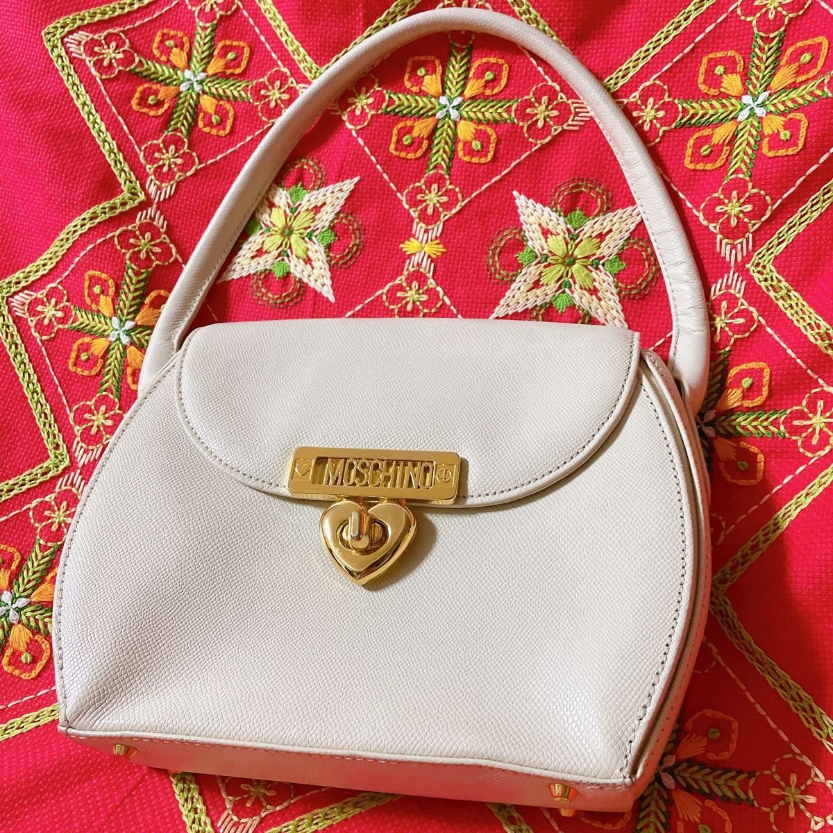 美品】MOSCHINO モスキーノ ハンドバッグ | alfasaac.com