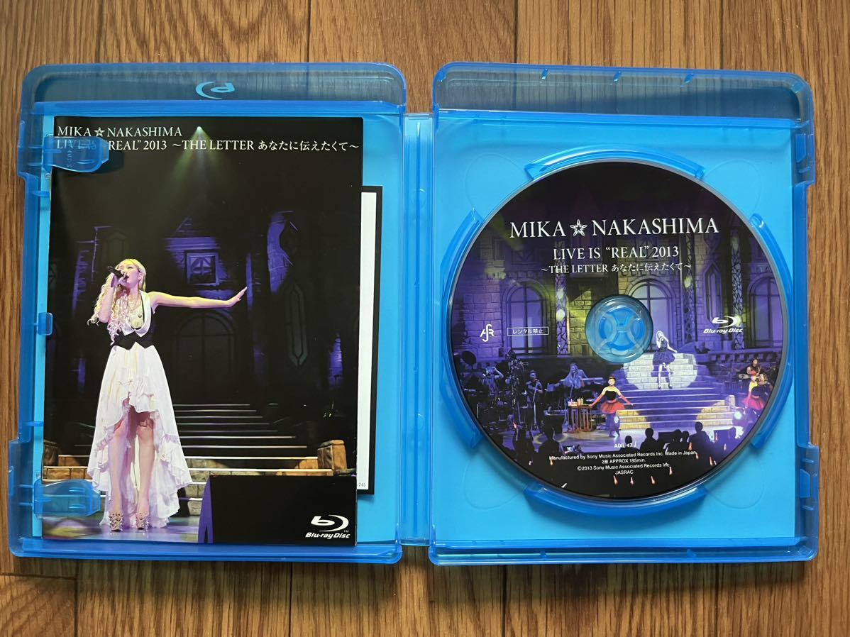 中島美嘉 Blu-ray/MIKA NAKASHIMA LIVE IS REAL 2013〜THE LETTER あなたに伝えたくて〜 13/11/27発売_画像3