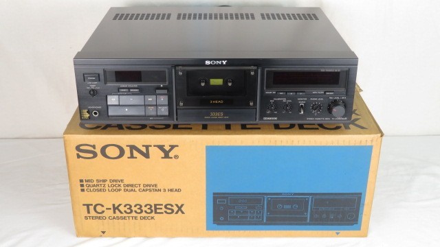 A030029☆SONY ソニー TC-K333ESX 3ヘッド ステレオカセットデッキ 元
