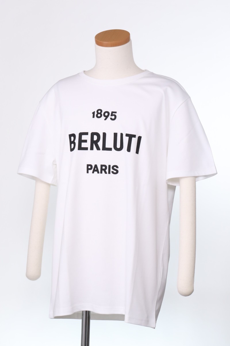 新品 ベルルッティ コットン ロゴTシャツ ホワイト サイズXL 送料無料 BERLUTI R18JRS50 003 000 OPTIC WHITE
