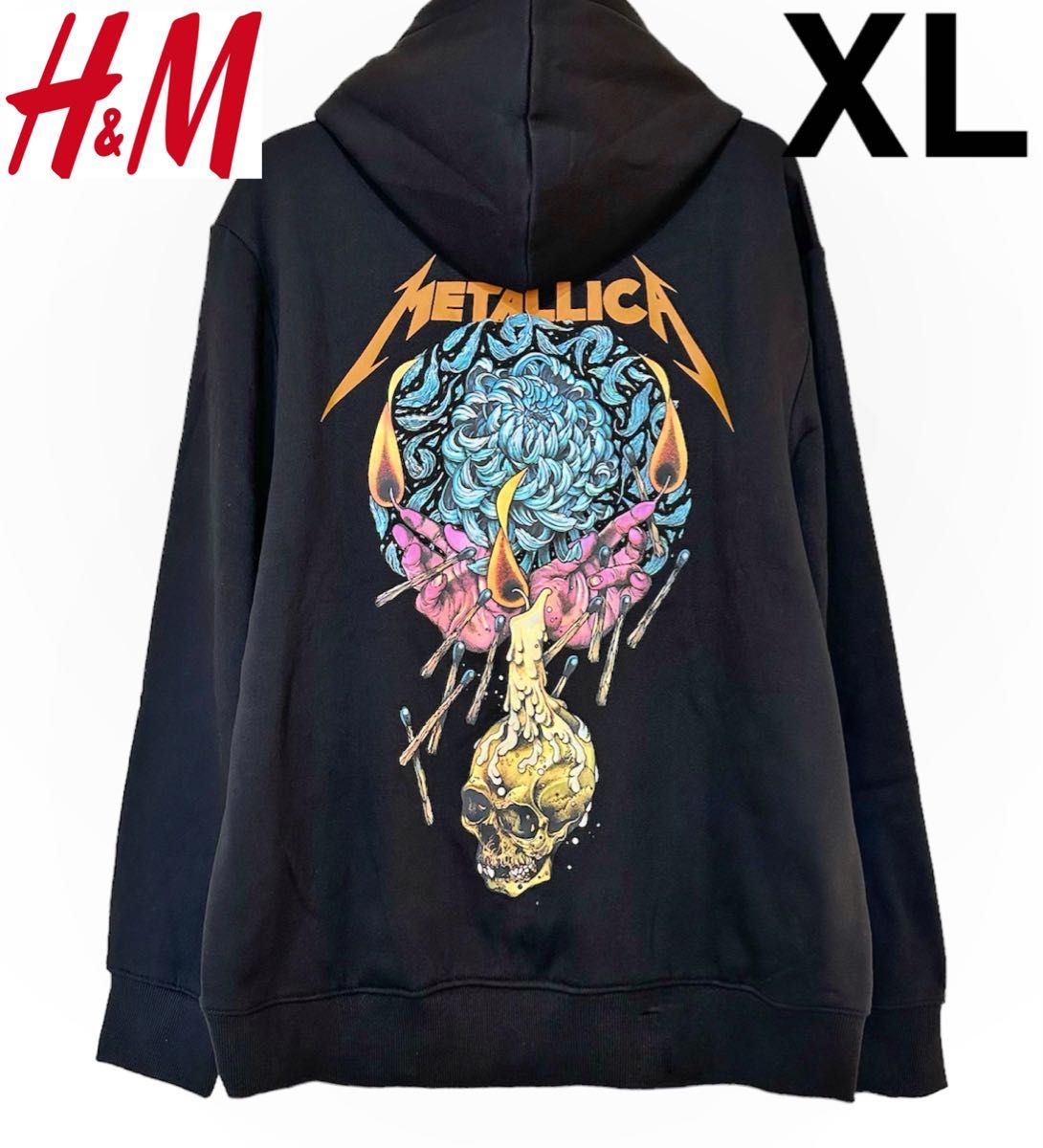 新品 H&M × メタリカ スウェット パーカー HUF Supreme XL 新品 H&M × メタリカ スウェット パーカー HUF Supreme XL
