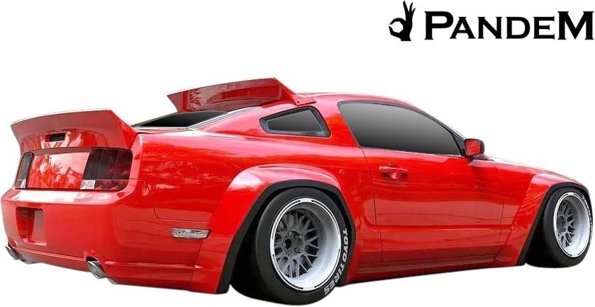 【M’s】FORD MUSTANG (2006y-) PANDEM フロントバンパー (単品) FRP 未塗装 フォード マスタング パンデム エアロ パーツ ブランド 正規