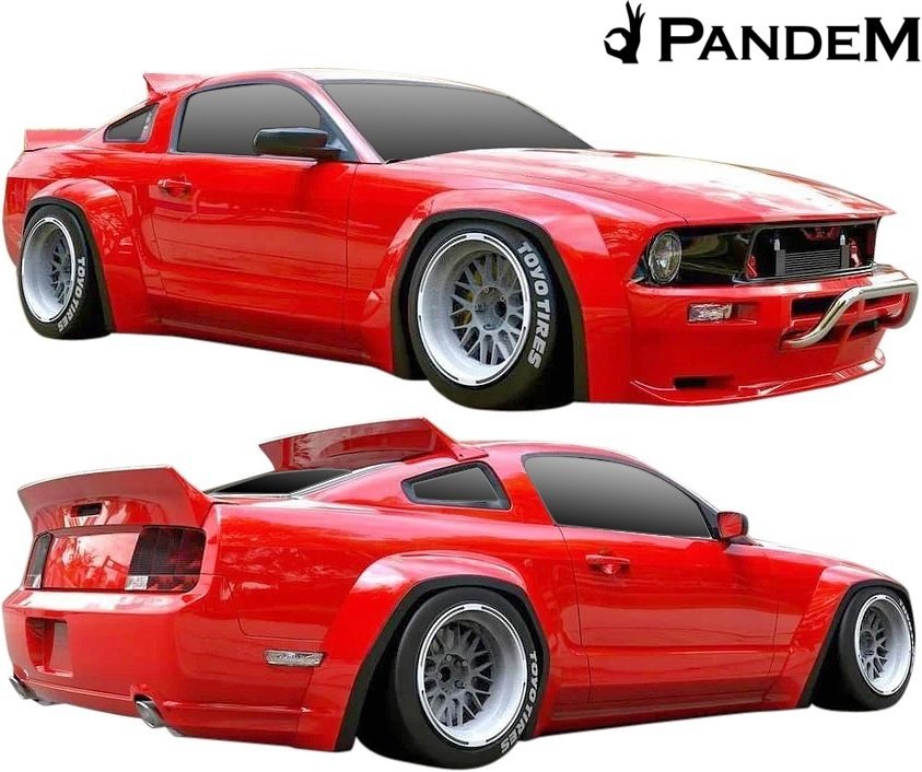 【M’s】 FORD MUSTANG (2006y-) PANDEM フルエアロ 11点 ／／ パンデム エアロパーツ フォード マスタング エクステリア セット カスタム_画像1