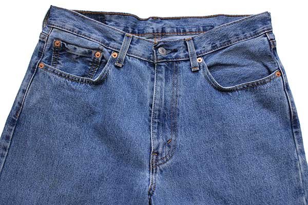 ★Levi'sリーバイス 550 デニムパンツ w33 L32★SDP1830 ジーンズ テーパード バギー ワイド ルーズ サークルR ストーンウォッシュ_画像4