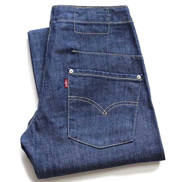 ★00s Levi'sリーバイス ENGINEERED JEANS 10004 立体裁断 デニムパンツ w29 L32★ユーロ オールド ジーンズ ストレート ローライズ 濃紺