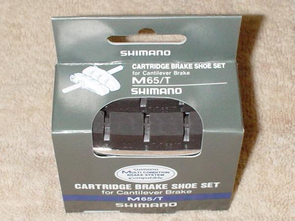 SHIMANO M65/T シューセット カンチブレーキ用の画像1