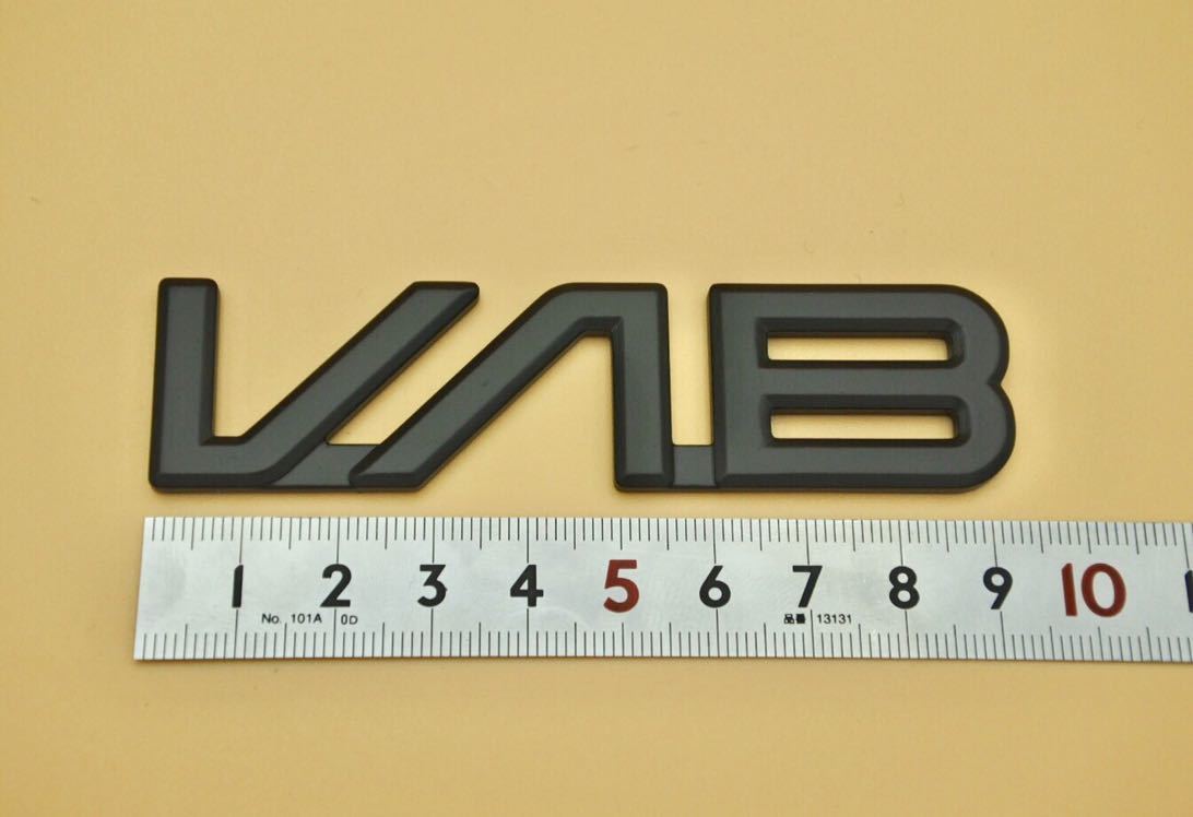 Subaru WRX STI VAB оригинал ручная работа эмблема ( матовый черный )