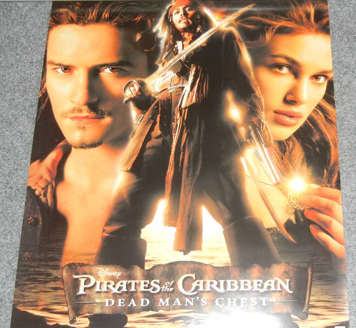 ◆ポスター◆パイレーツ・オブ・カリビアン／Pirates of the Caribbean／ジョニー・デップ　オーランド・ブルーム　キーラ・ナイトレイ_画像1