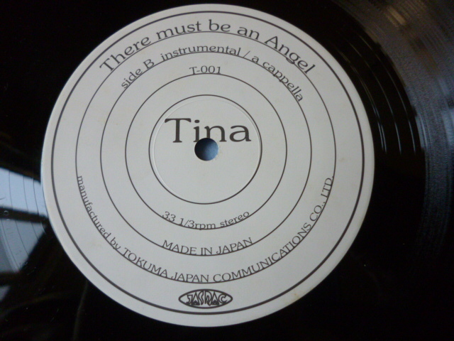 Tina / There Must Be An Angel 試聴可　オリジナル盤 シュリンク付 12 名曲EURYTHMIC カバー 超メロディアス_画像4