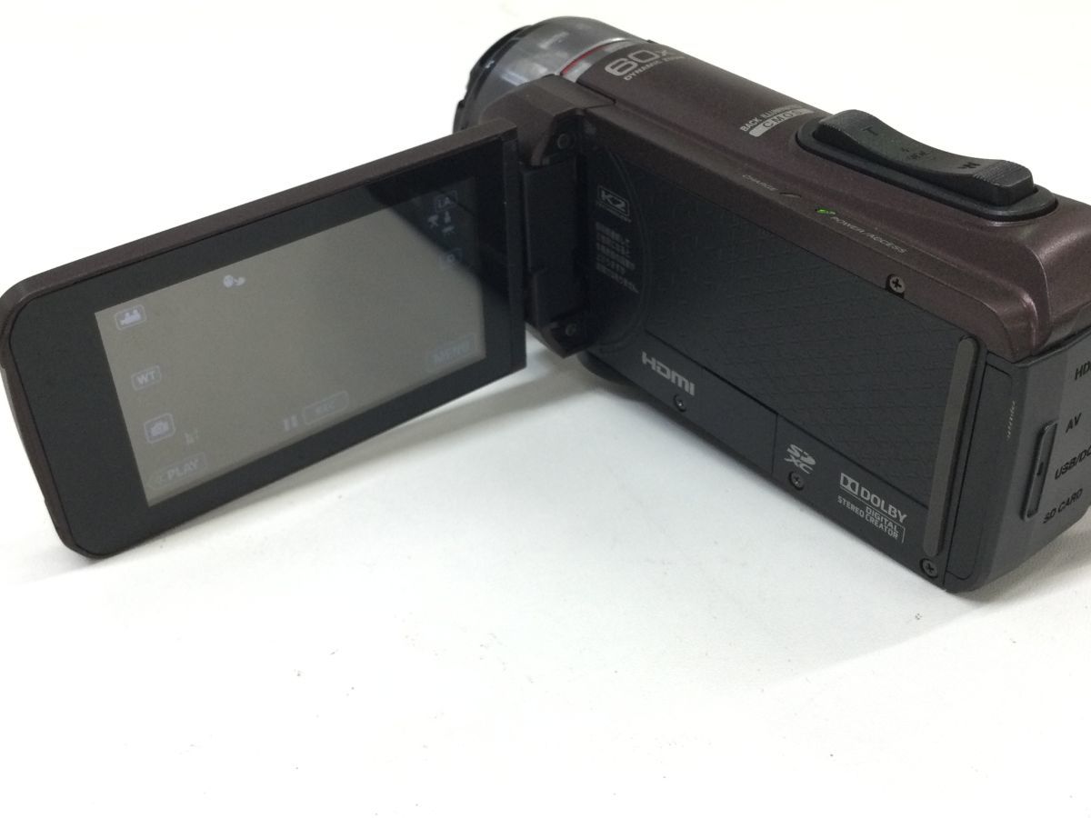 営AD185-60【ケース/元箱付き】JVC Everio R GZ-RX600-T フルHD デジタルビデオカメラ 2016年製_画像3