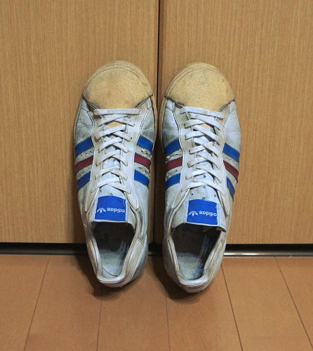 希少●入手困難70年代70'sビンテージ西ドイツ製adidasアディダスWIMBLEDONウィンブルドンUS7トムオッカー25cmトリコロールレトロクラシック_画像9