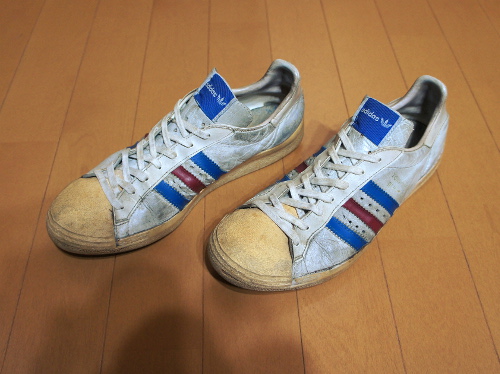 希少●入手困難70年代70'sビンテージ西ドイツ製adidasアディダスWIMBLEDONウィンブルドンUS7トムオッカー25cmトリコロールレトロクラシック_画像6