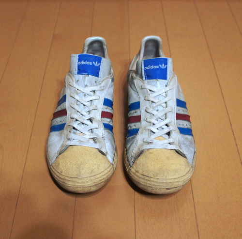 希少●入手困難70年代70'sビンテージ西ドイツ製adidasアディダスWIMBLEDONウィンブルドンUS7トムオッカー25cmトリコロールレトロクラシック_画像8