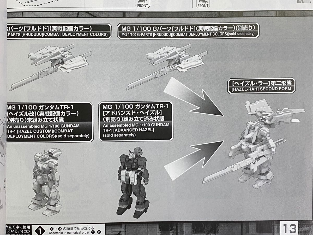 MG RX-121-2A ガンダム TR-1 アドバンスド・ヘイズル/ヘイズル改 実戦配備カラー/フルドド 実戦配備カラー AOZ